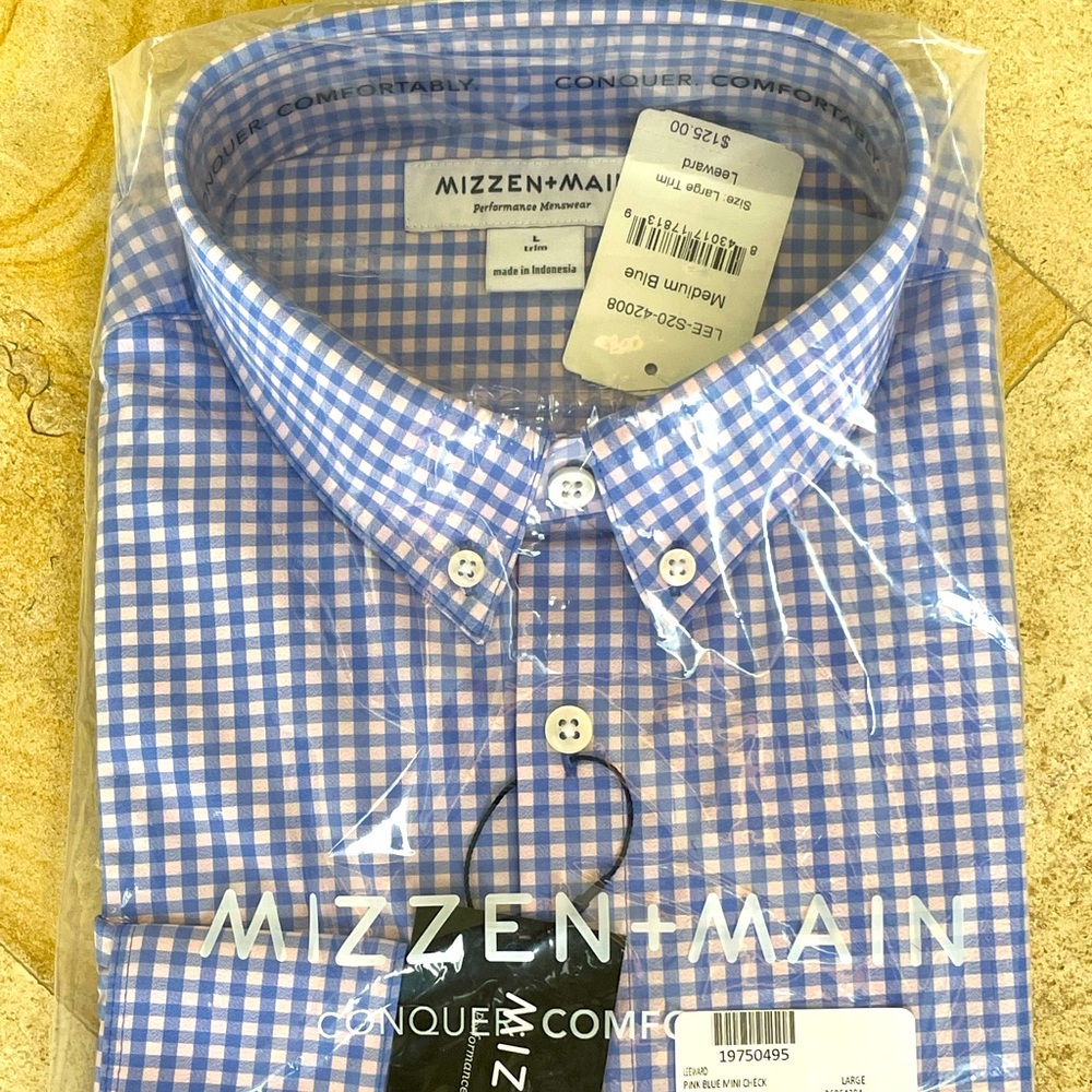 MIZZEN + MAIN
Leeward Trim Fit Performance Shirt